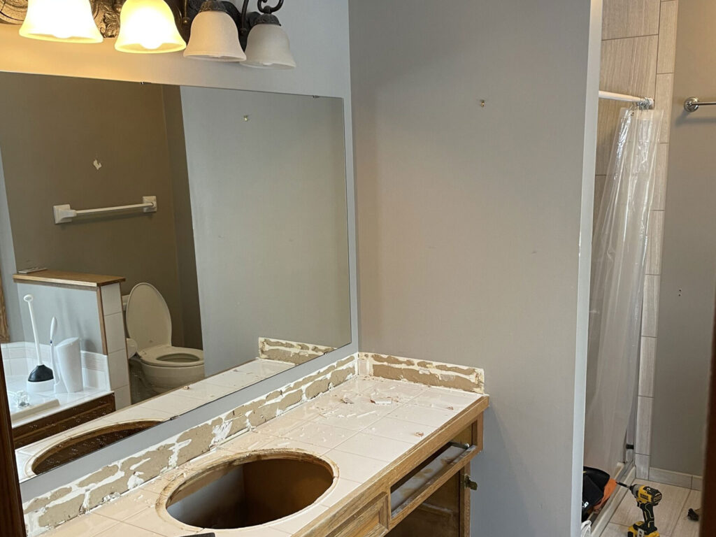 Before: Lake Susan Master Bathroom